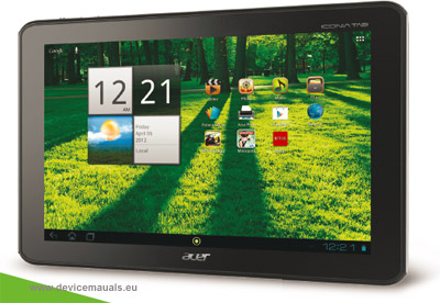 Acer Iconia Tablet User Manual Pdf